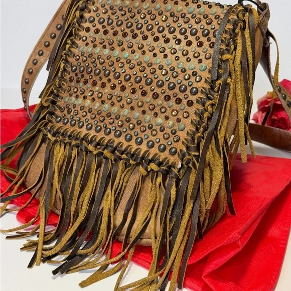 Kurtmen Studded Fringe Bag - Picture 4 of 10